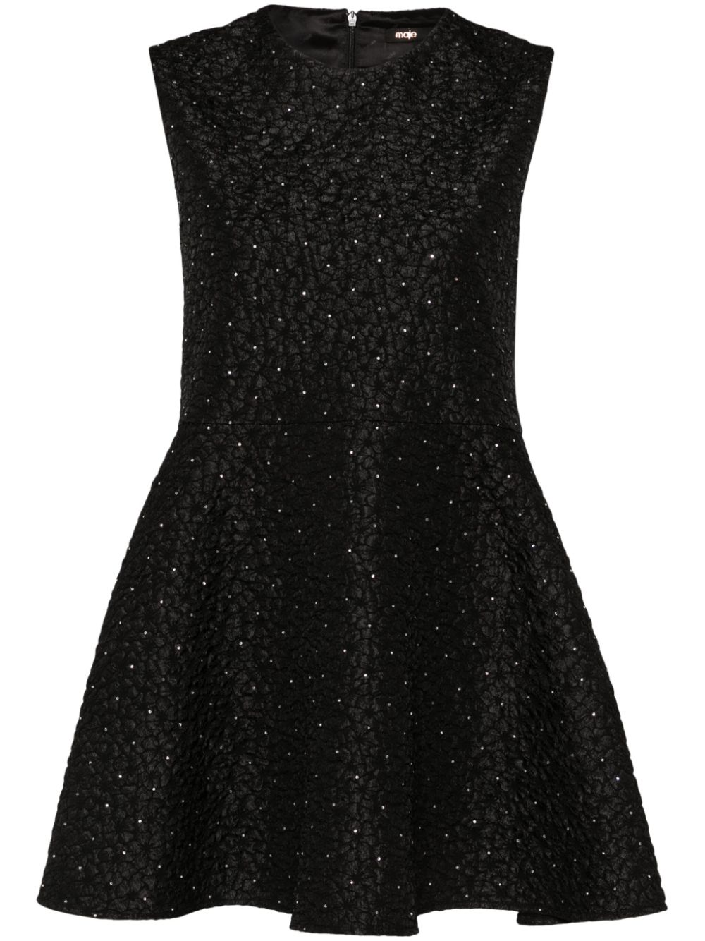 rhinestone-embellished mini dress