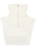 Maje zip-up neck warmer - Neutrals