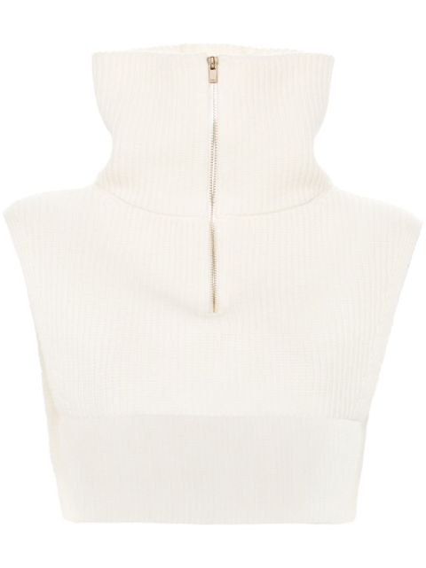 Maje zip-up neck warmer Women