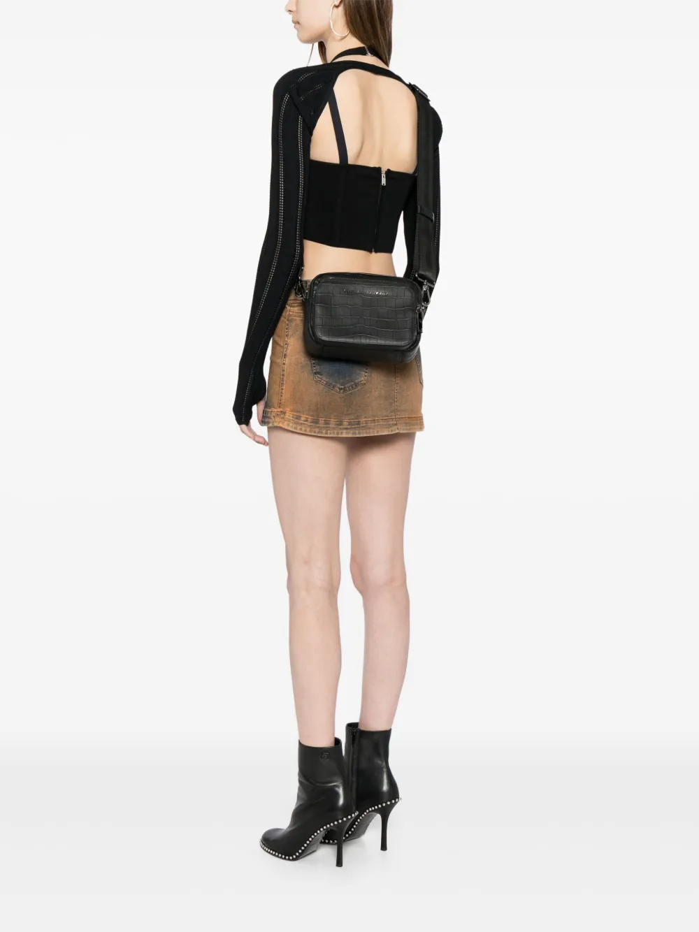 Stolen Girlfriends Club Task Force Leather Bag In Black