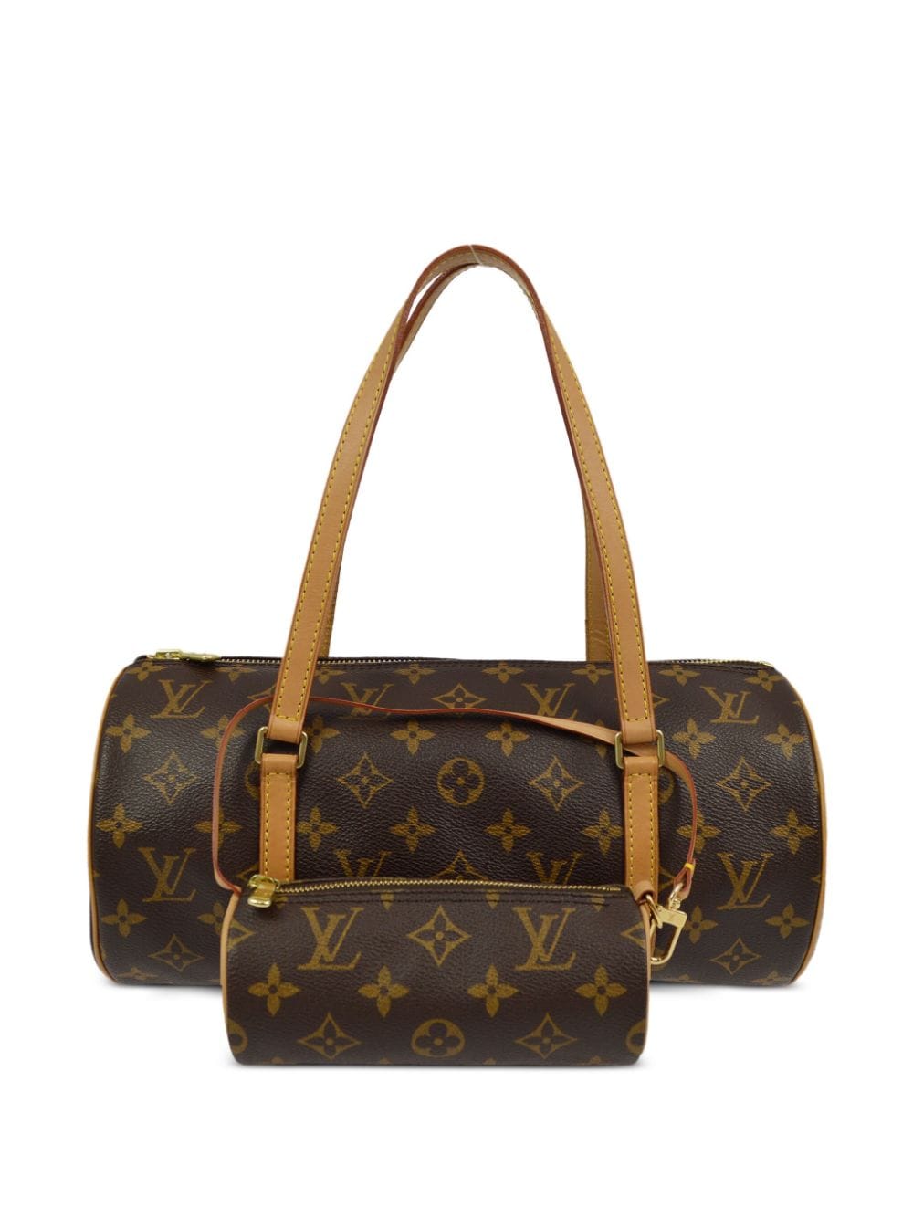 Pre-owned Louis Vuitton 2004 Papillon 30 Handbag In Brown