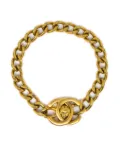 CHANEL Pre-Owned 1999 CC turn-lock bracelet - Gold