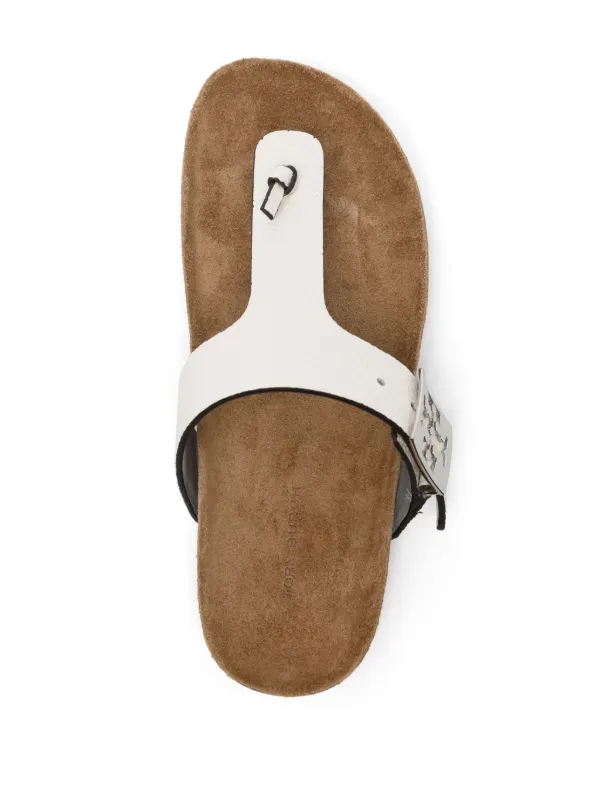 Tory Burch Mellow Thong Sandals | White | FARFETCH