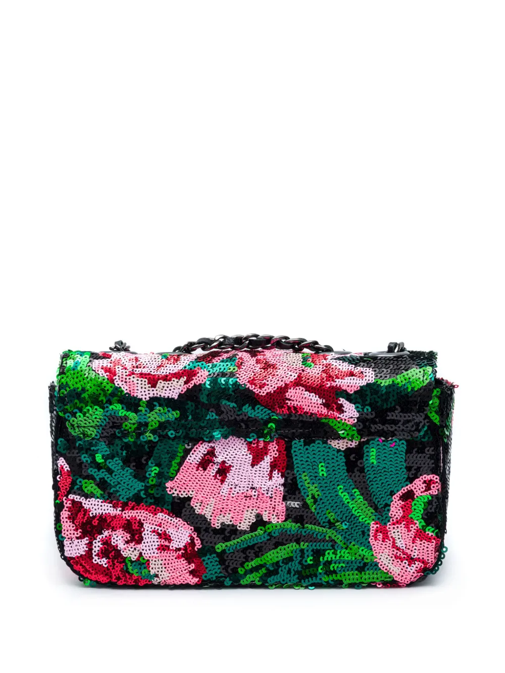 Isla Anne schoudertas met pailletten - Groen