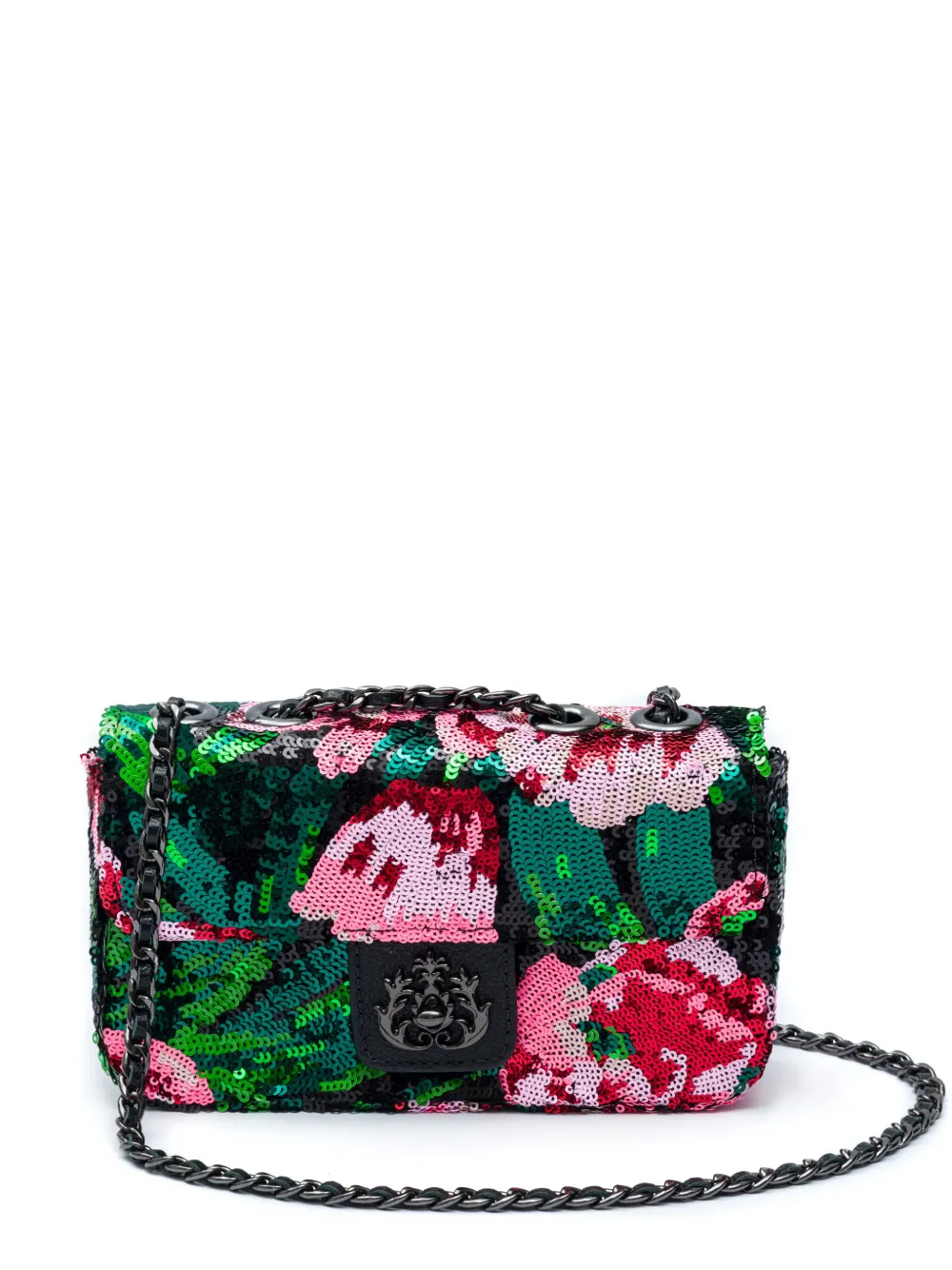 Isla Anne sequinned shoulder bag | Green | Image 1