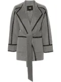 Maje double-faced coat - Grey