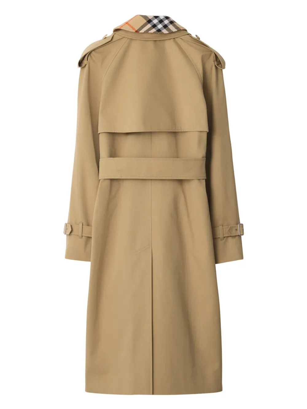 Affordable Burberry notched-lapel cotton trench coat Women