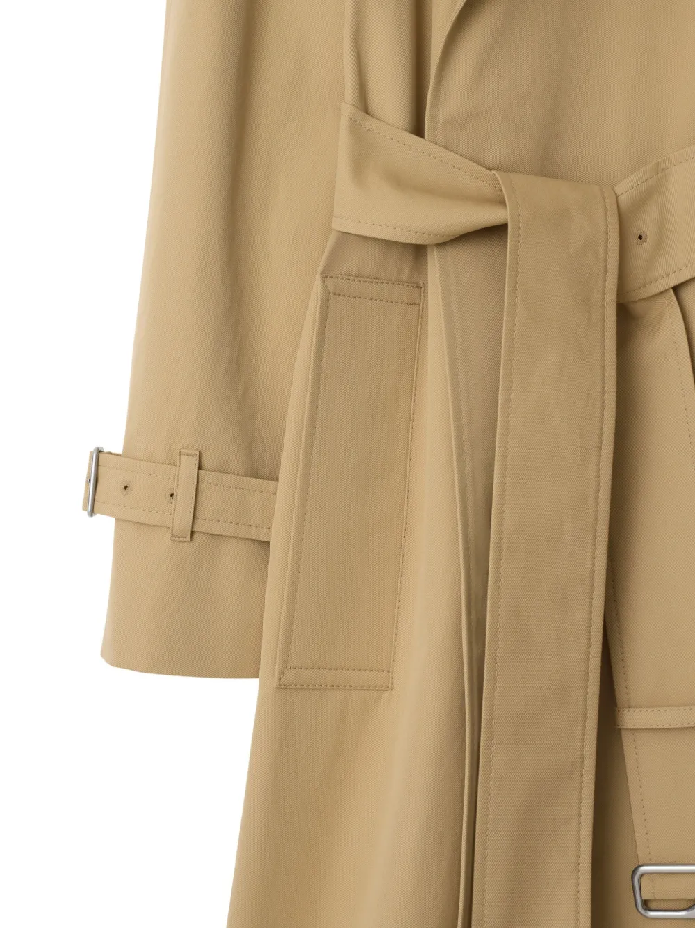 Affordable Burberry notched-lapel cotton trench coat Women