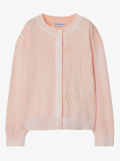 Burberry Kids cardigan Cordelia en coton à logo EKD