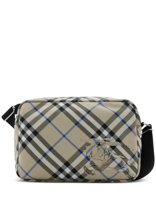 Sac porté épaule à carreaux - Burberry - Modalova
