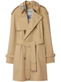 Burberry Vintage Check cotton trench coat - Neutrals