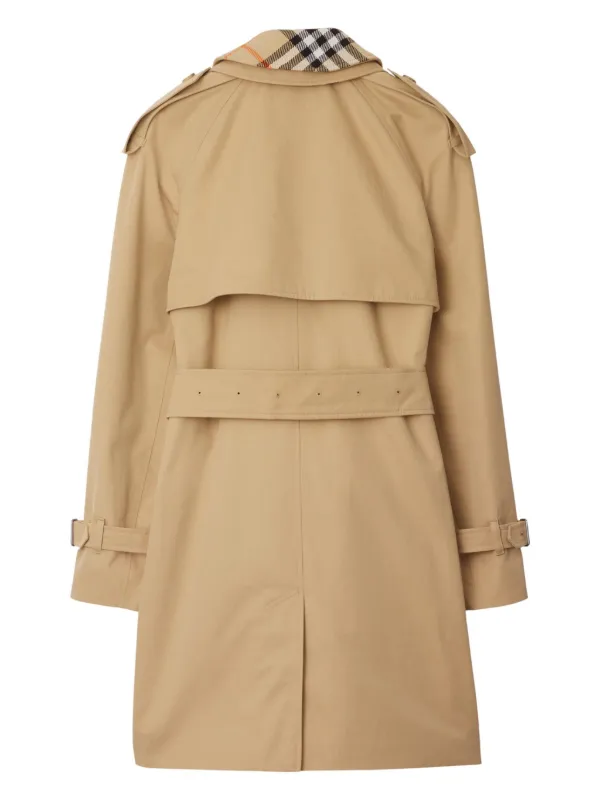 Burberry vintage check trench coat online