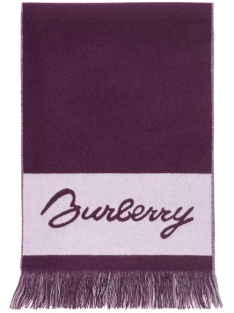 Burberry EKD logo wool scarf Men