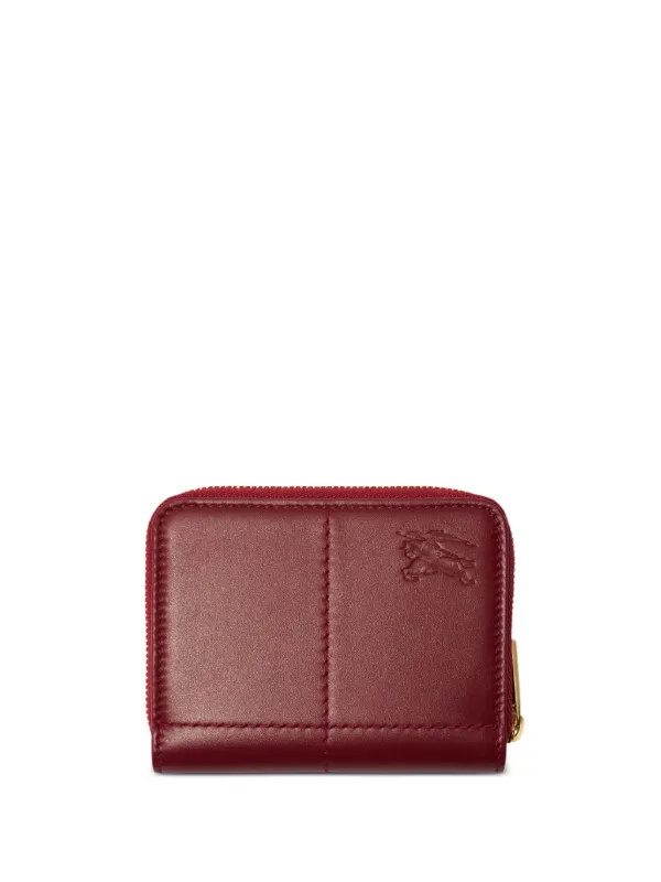 Burberry red leather wallet online