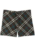 Burberry Check silk pyjama shorts - Brown