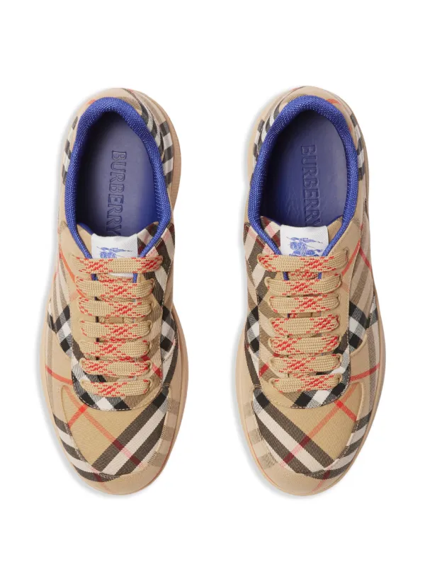 Burberry Terrace Check Sneakers Neutrals FARFETCH IE