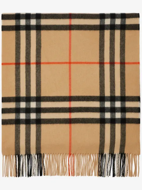 Burberry Breiter Check Kaschmirschal