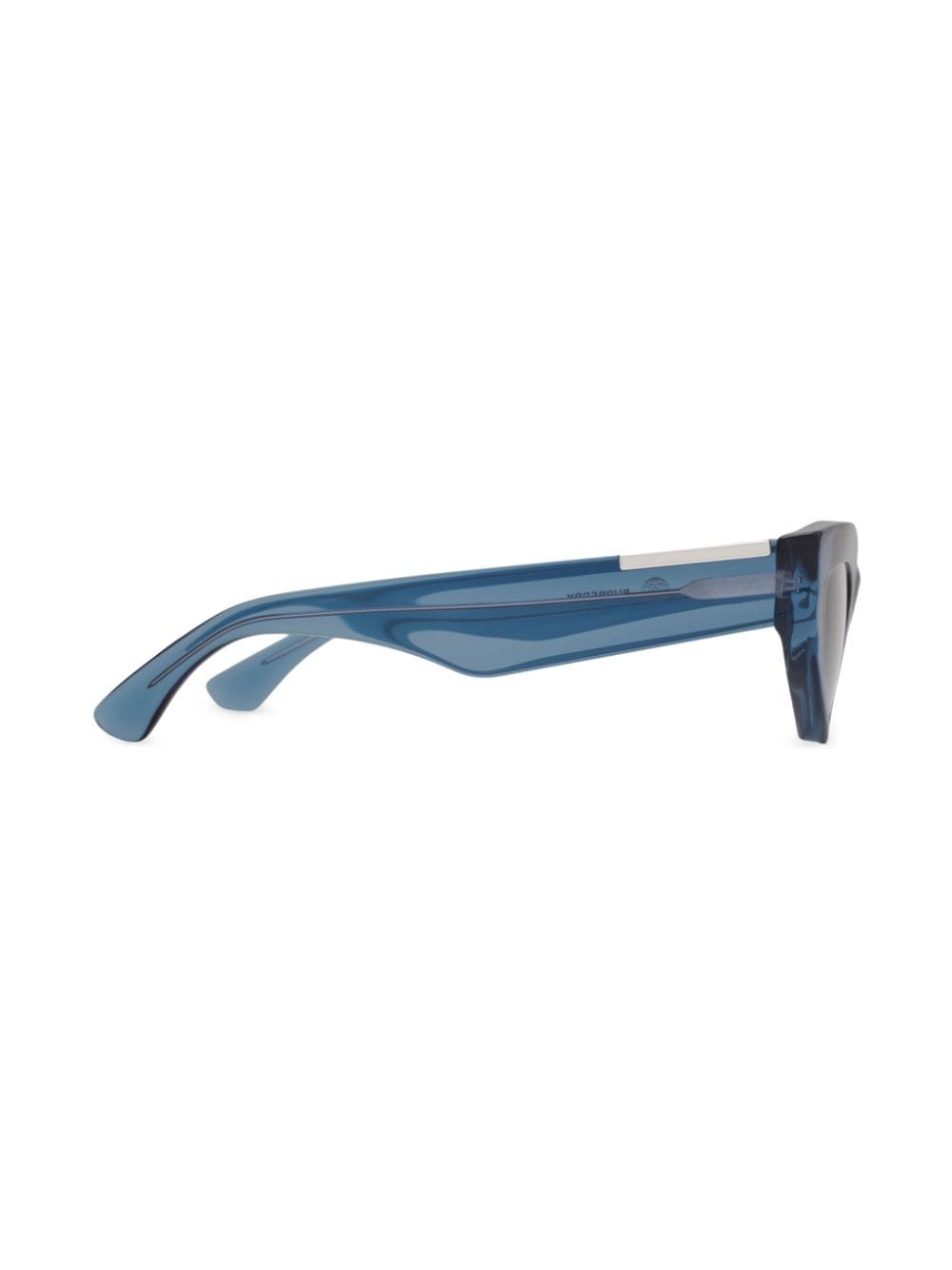 Burberry Classic oval-frame sunglasses - Blauw