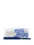 Burberry medium EKD logo-print duffle bag - White