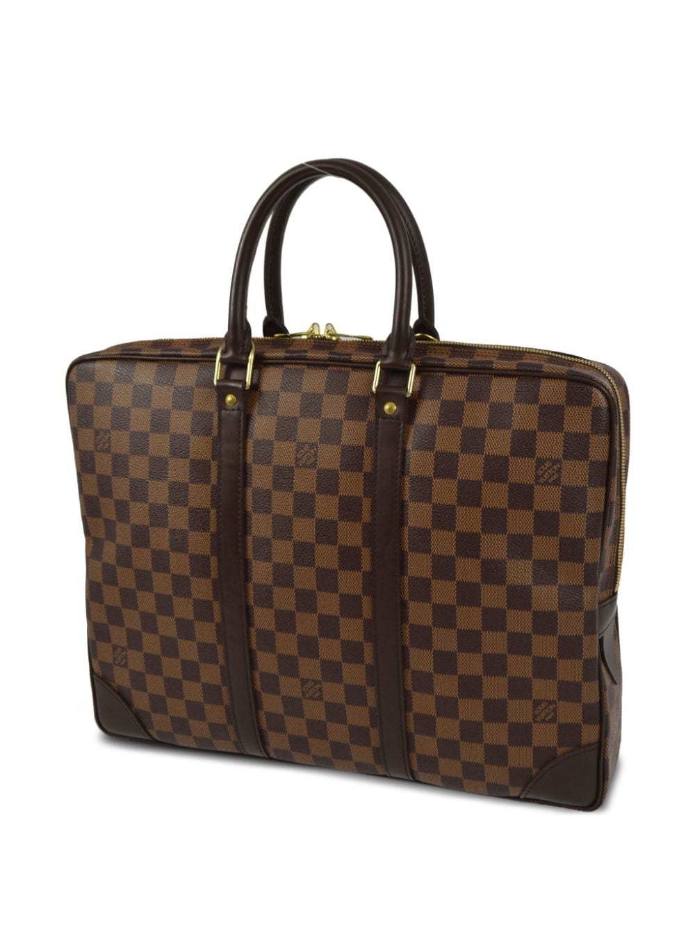 Louis Vuitton Pre-Owned 2006 Porte Documents Voyage aktetas - Bruin