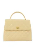 CHANEL Pre-Owned 2003 CC diamond-quilted handbag - Neutrals