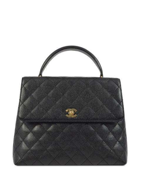 CHANEL 2002 CC diamond-quilted handbag Women