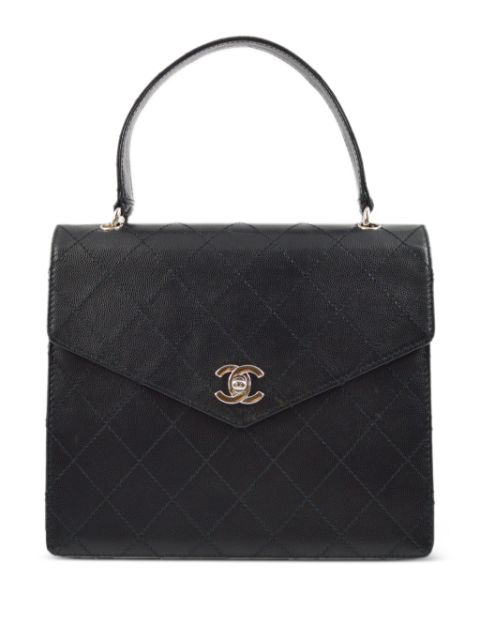 CHANEL 1998 CC diamond-quilted handbag Women