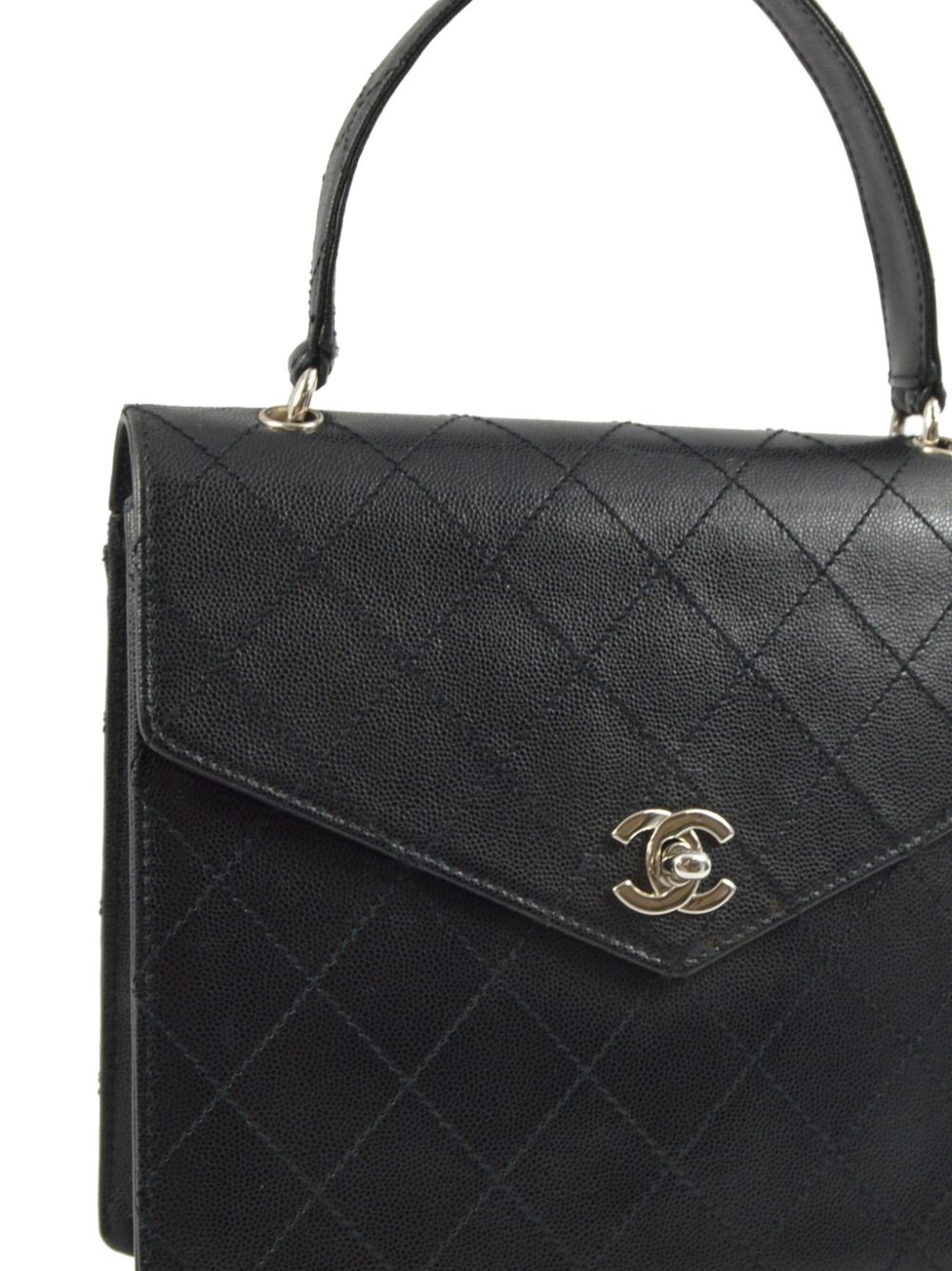 CHANEL 1998 CC diamond-quilted handbag Women