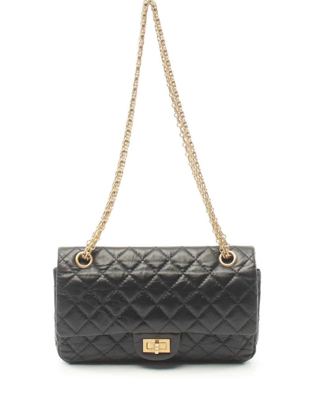 Pre-owned Chanel 2019 2.55 Shoulder Bag In Black