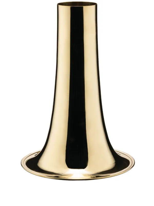 Alessi Trumpet Vase (16.7cm x 24.9cm) | Gold