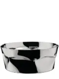 Alessi Compressioni serving bowl (24.5cm x 10cm) - Silver