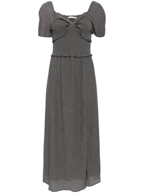 b+ab ruffle-detailing midi dress