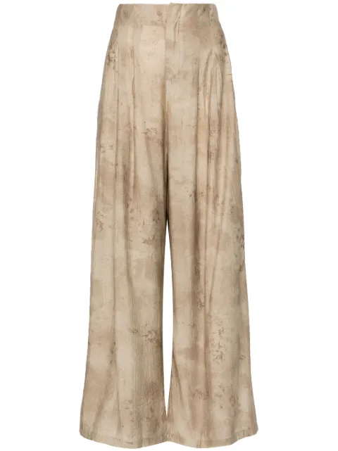 b+ab abstract-print palazzo pants