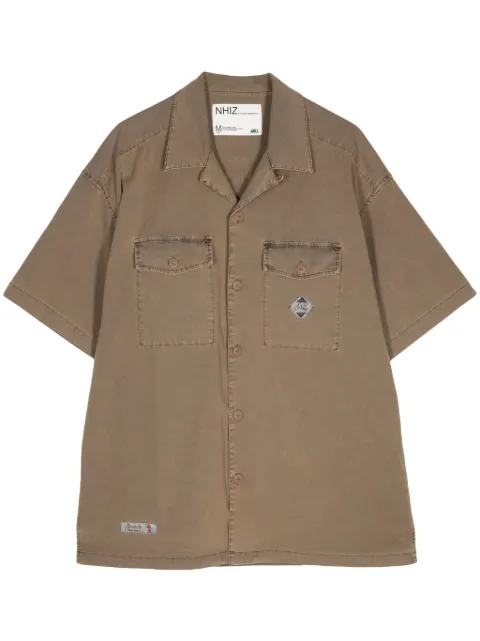 izzue logo-patches short-sleeve shirt