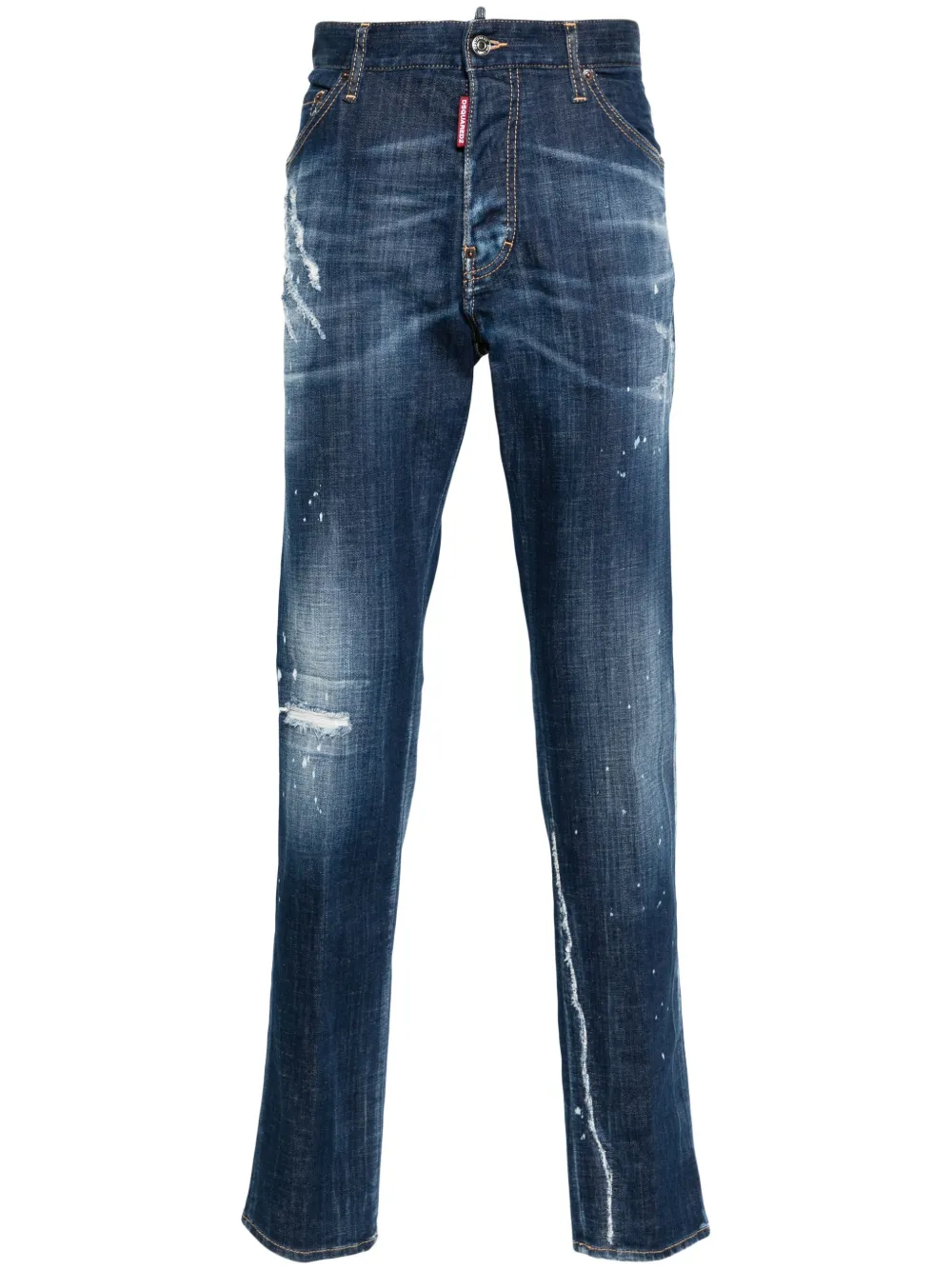 Dsquared2 Cool Guy Tapered Jeans In Blue