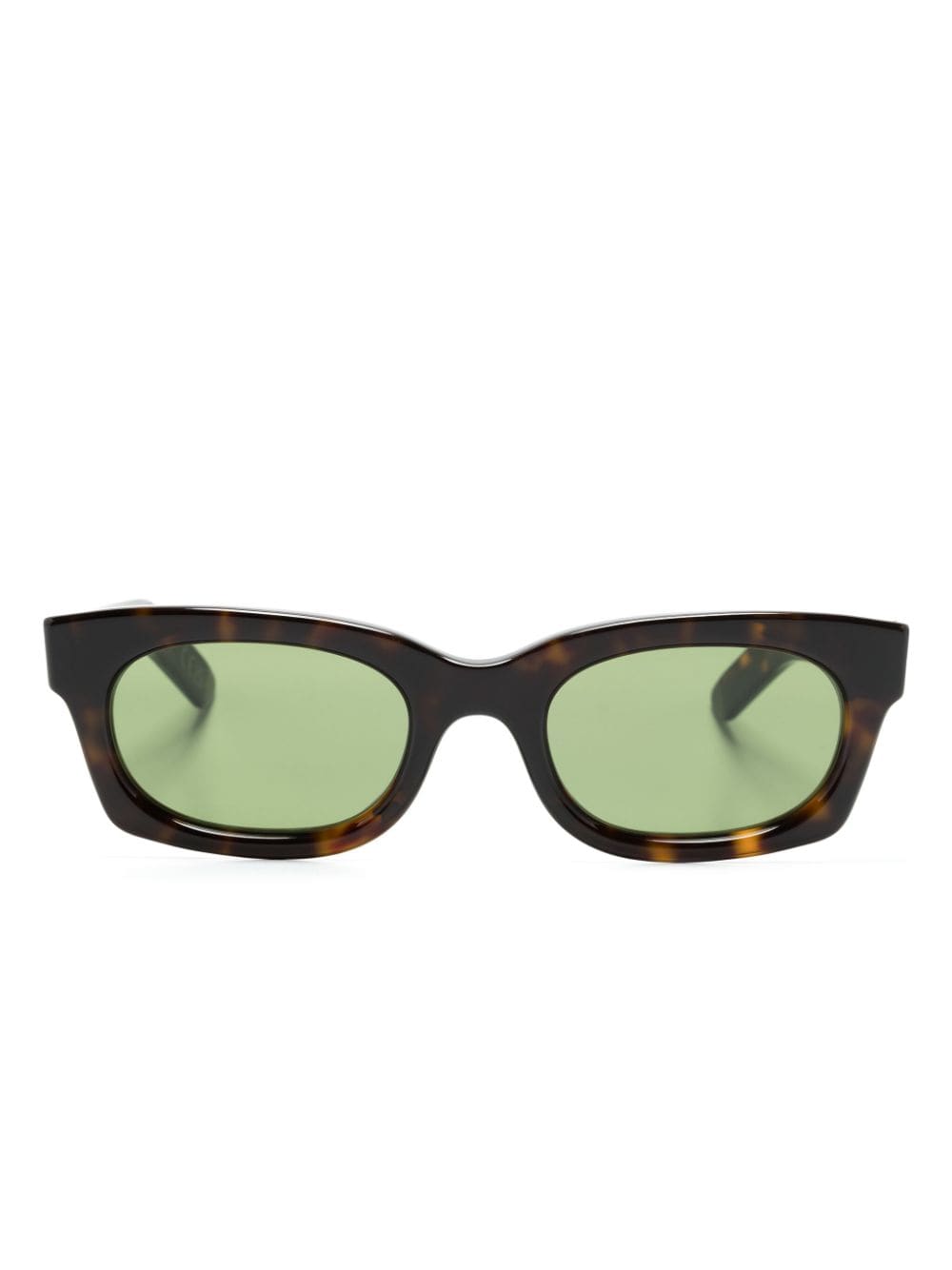 Retrosuperfuture Ambo zonnebril met rechthoekig montuur Bruin