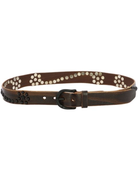 OUR LEGACY stud-detailing leather belt Men