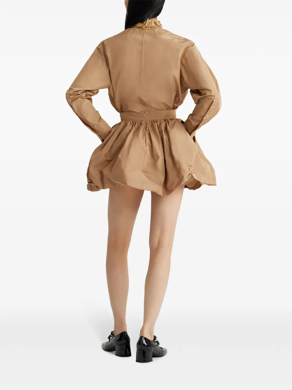 Patou Bubble mini-rok Beige