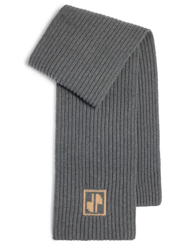 スカーフ Jp Scarf - PATOU - Wool - Grey Patou JP スカーフ | グレー | FARFETCH JP