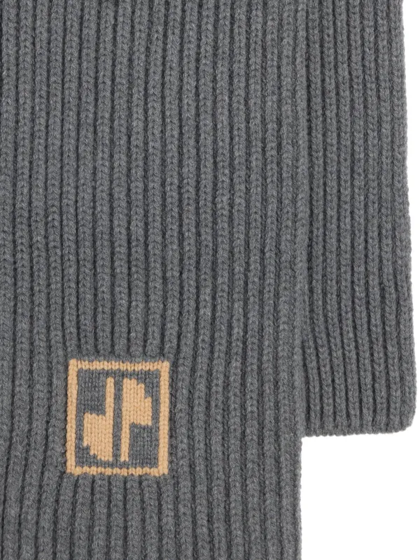 スカーフ Jp Scarf - PATOU - Wool - Grey Patou JP スカーフ | グレー | FARFETCH JP