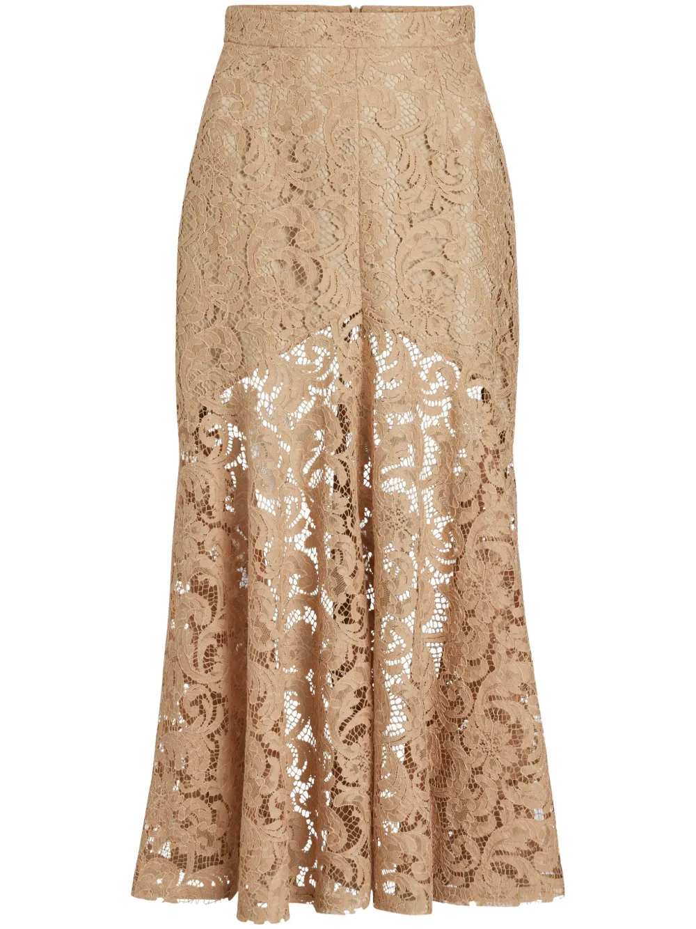 Patou Mermaid midi-rok Beige