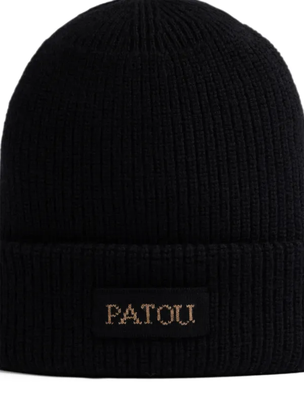 Patou ロゴ ビーニー | ブラック | FARFETCH JP