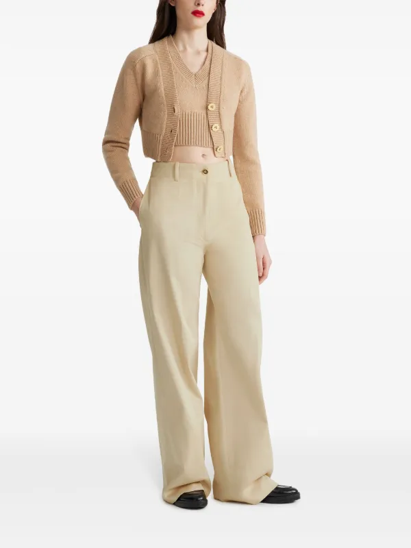 Patou カーディガン Patou | ウールとカシミア製パトゥ刻印入りカーディガン