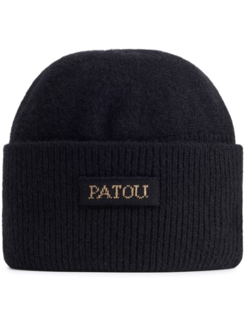 Patou logo-patch beanie