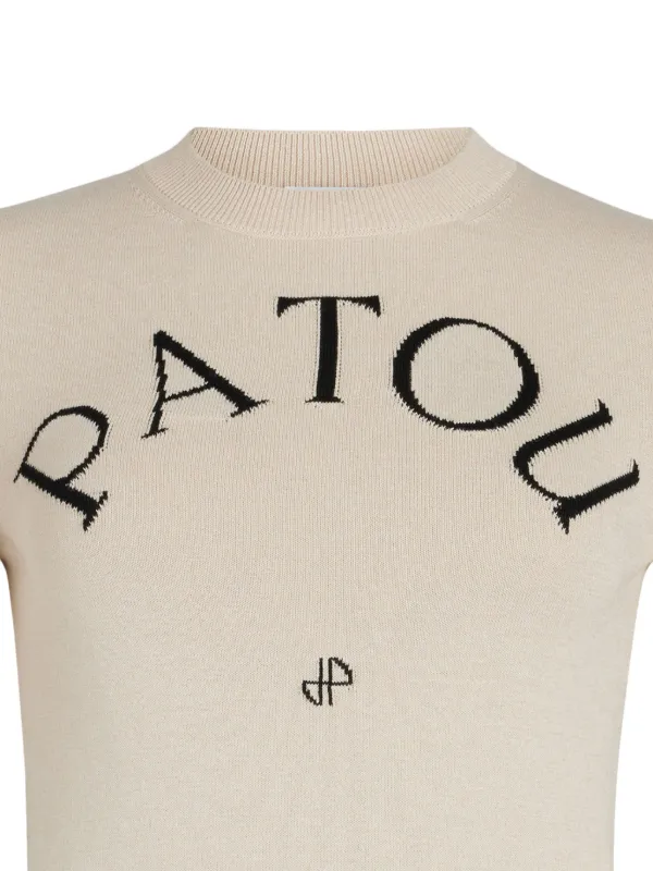 PATOU ジャカードニット トップ