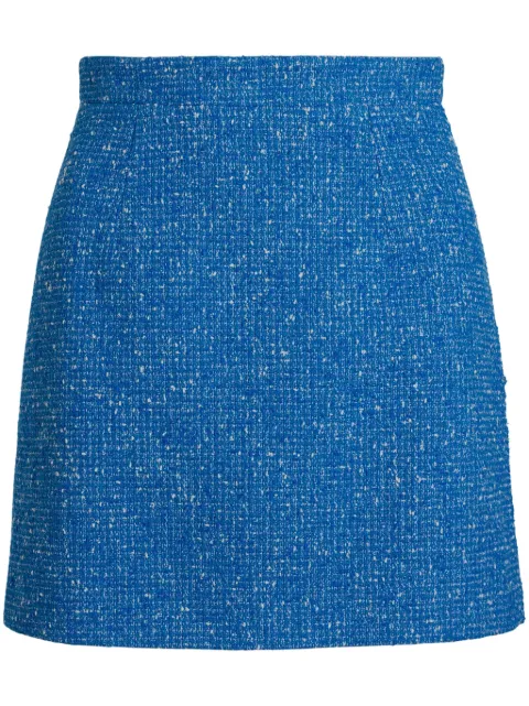Patou melange mini skirt
