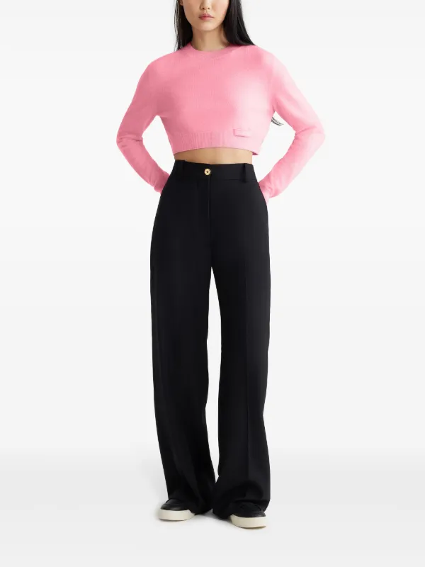 PATOU クロップドニット XS ピンク