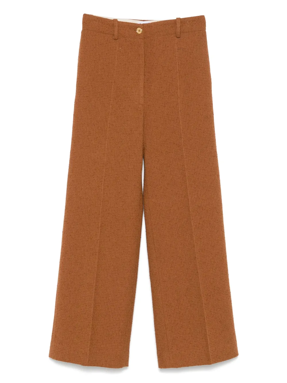 Patou Tweed broek Bruin