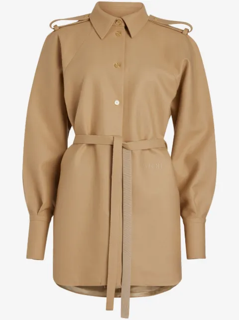 Patou mini shirt dress
