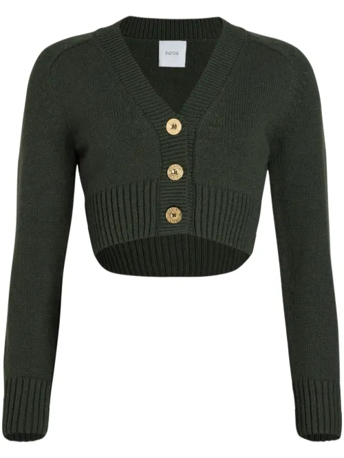 Patou cardigan crop - Vert - Patou - Modalova